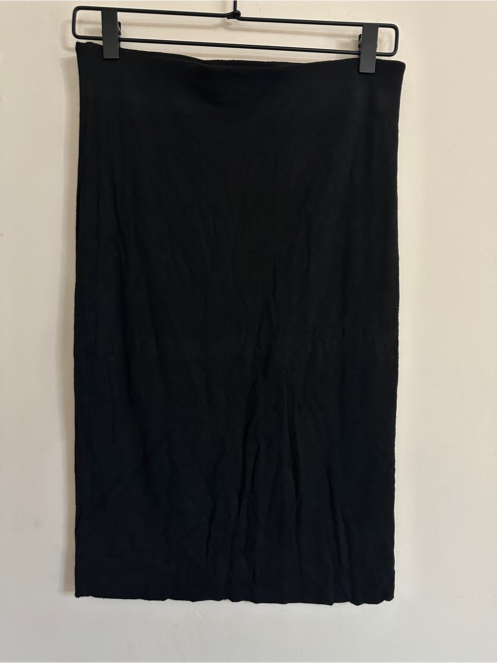 LOFT Black Midi Skirt